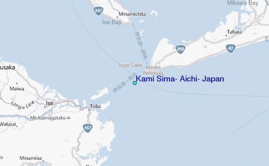 Kami Sima, Aichi, Japan Tide Station Location Guide, Kami, Japan, Kami Kanji, Kami Statue