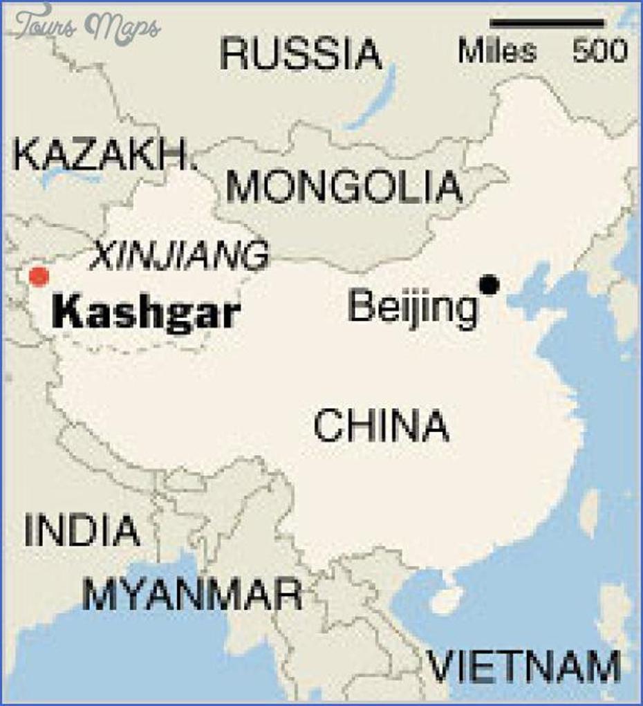 Kashgar Map – Toursmaps, Kashgar, China, Kashgar On, Kashgar Xinjiang