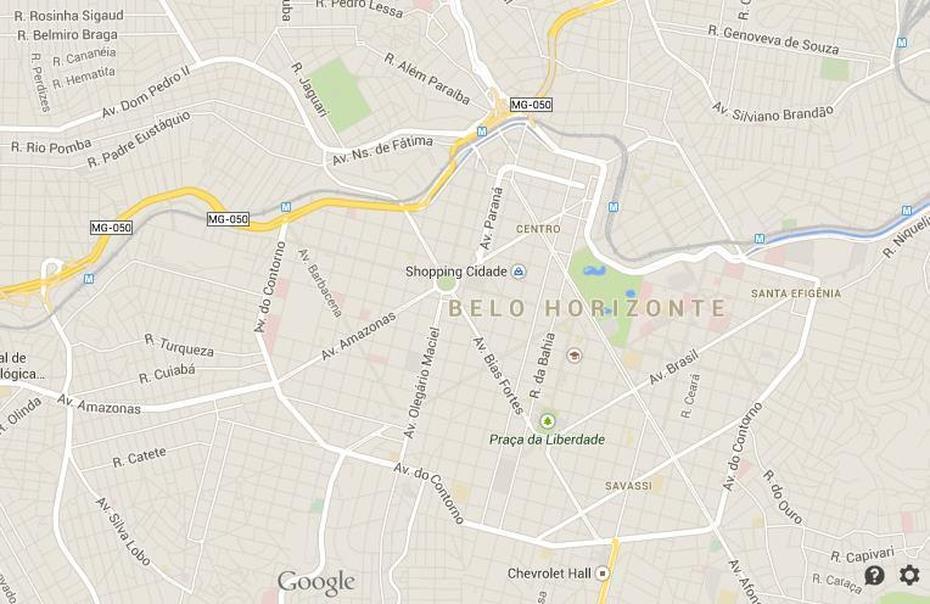 Map Of Belo Horizonte, Belo Horizonte, Brazil, Belo Horizonte Brasil, Pelotas Brazil