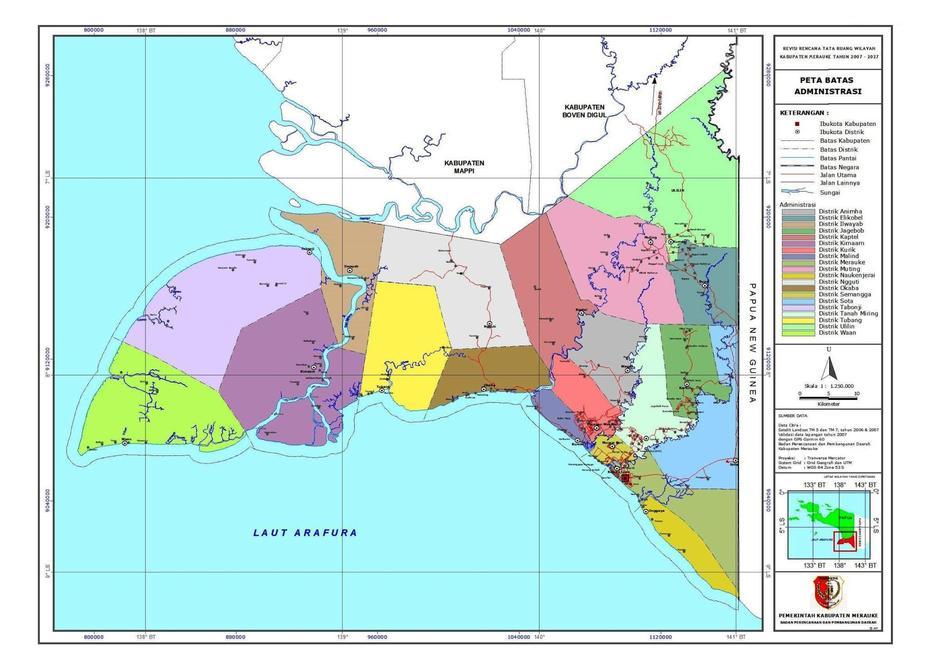 Merauke Papua, Perbatasan Indonesia, Merauke, Merauke, Indonesia