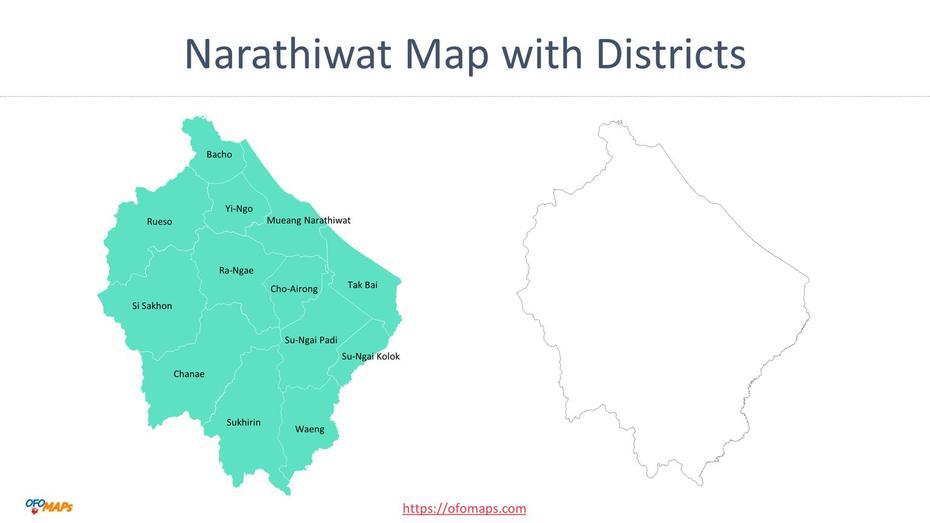 Narathiwat Map Of Thailand – Ofo Maps, Narathiwat, Thailand, Sungai  Golok, Thailand Mosque