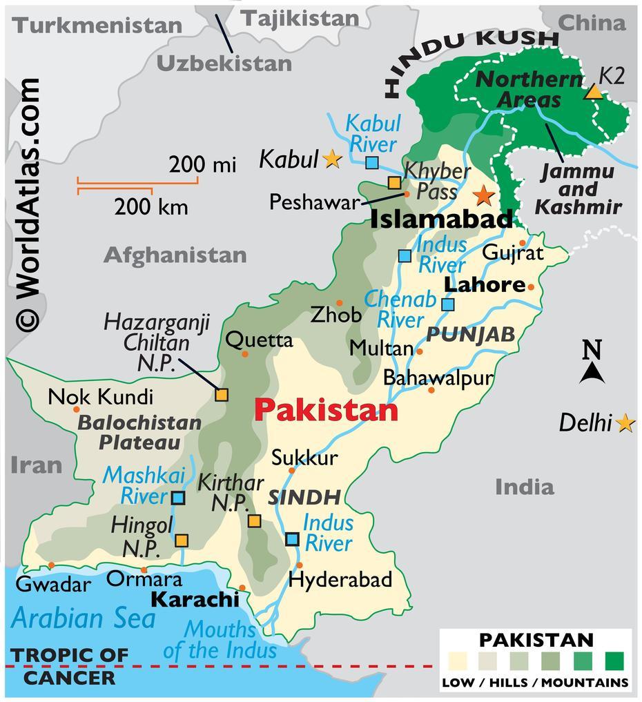 Pakistan Map / Geography Of Pakistan / Map Of Pakistan – Worldatlas, Cantonment, Pakistan, Cantonment Fl, Cantonment Fl