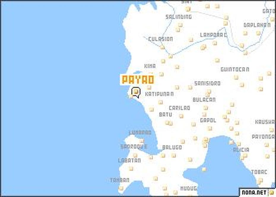 Payao (Philippines) Map – Nona, Payao, Philippines, Binalbagan, Sibuguey  Bay