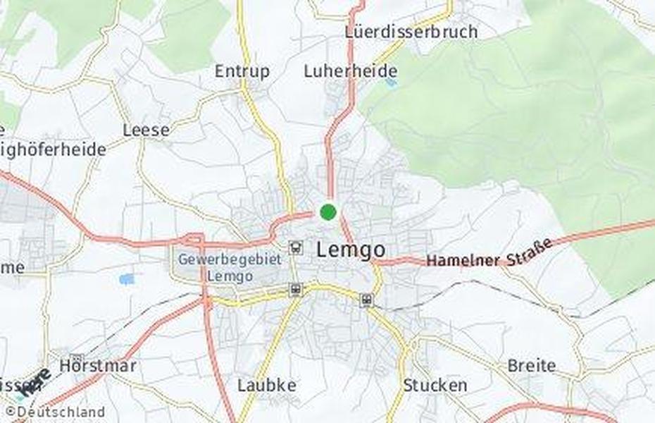 Plz Lemgo – Postleitzahl 32657, Lemgo, Germany, Printable  Of Germany With Cities, Dachau Germany