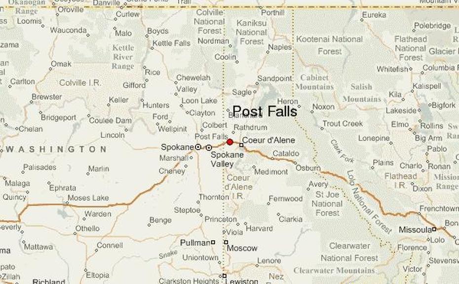 Of Post Falls Idaho, Of Post Falls Idaho Area, Forecast, Post Falls, United States