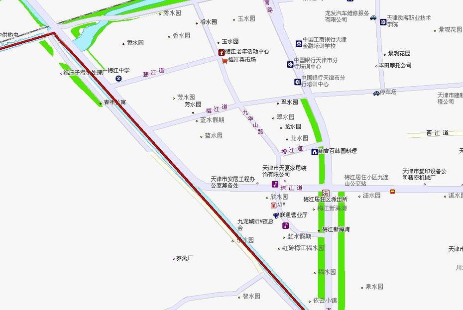 Road Map Of Hexi District, Helixi, China, Amphipathic Helix, Humminbird Helix 7