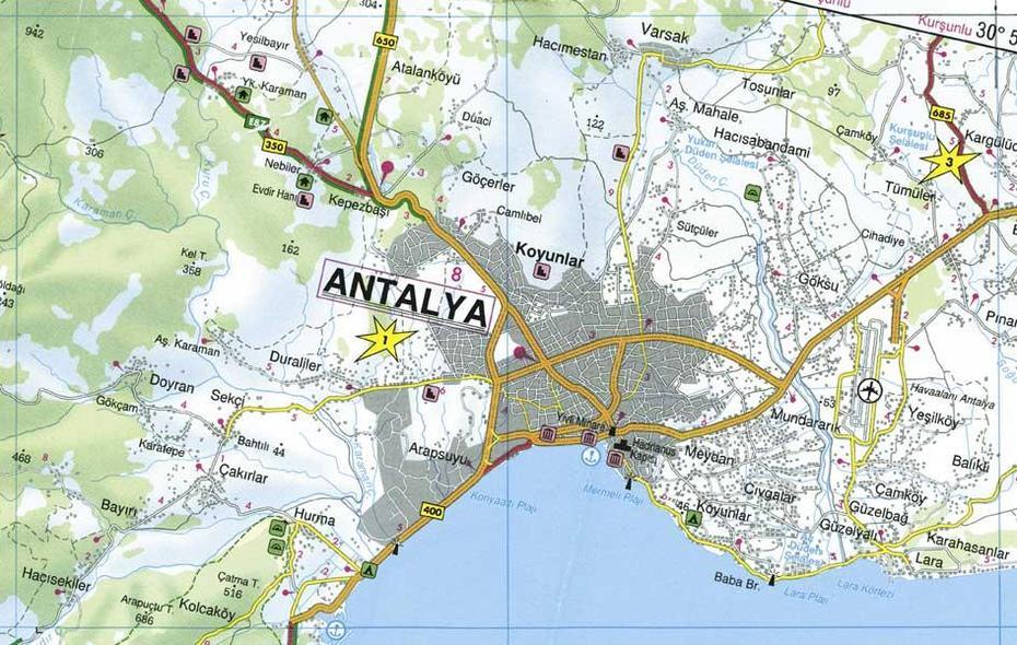 Seoul Tv Channel: Map Of Antalya, Turkey, Antalya, Turkey, Bodrum Turkey, Kalkan Turkey