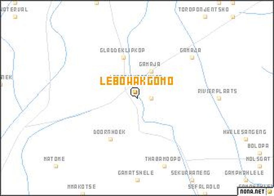 South Africa Airports, Shaded Relief, South Africa, Lebowakgomo, South Africa