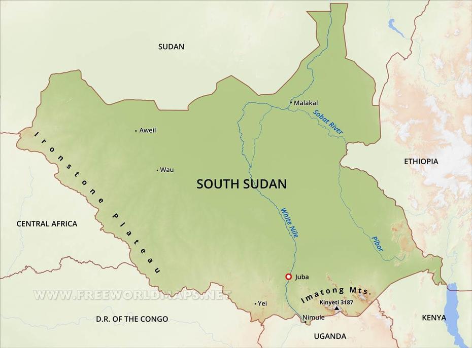 South Sudan State, Old Sudan, Physical , Ikoto, South Sudan