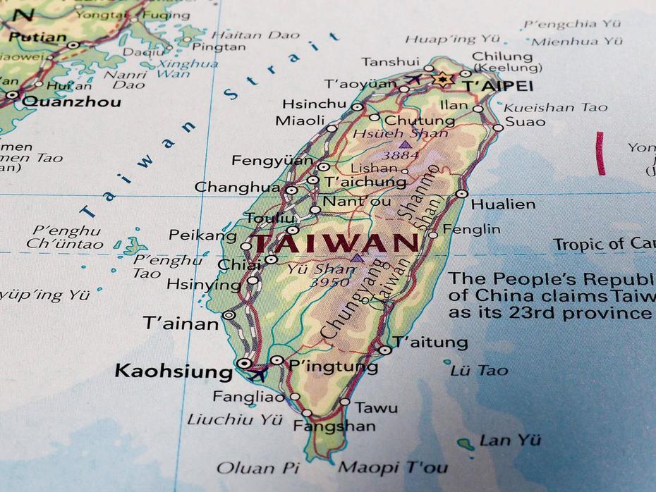 Taiwan Map – Guide Of The World, Tongxiao, Taiwan, Hong Kong Taiwan, Formosa