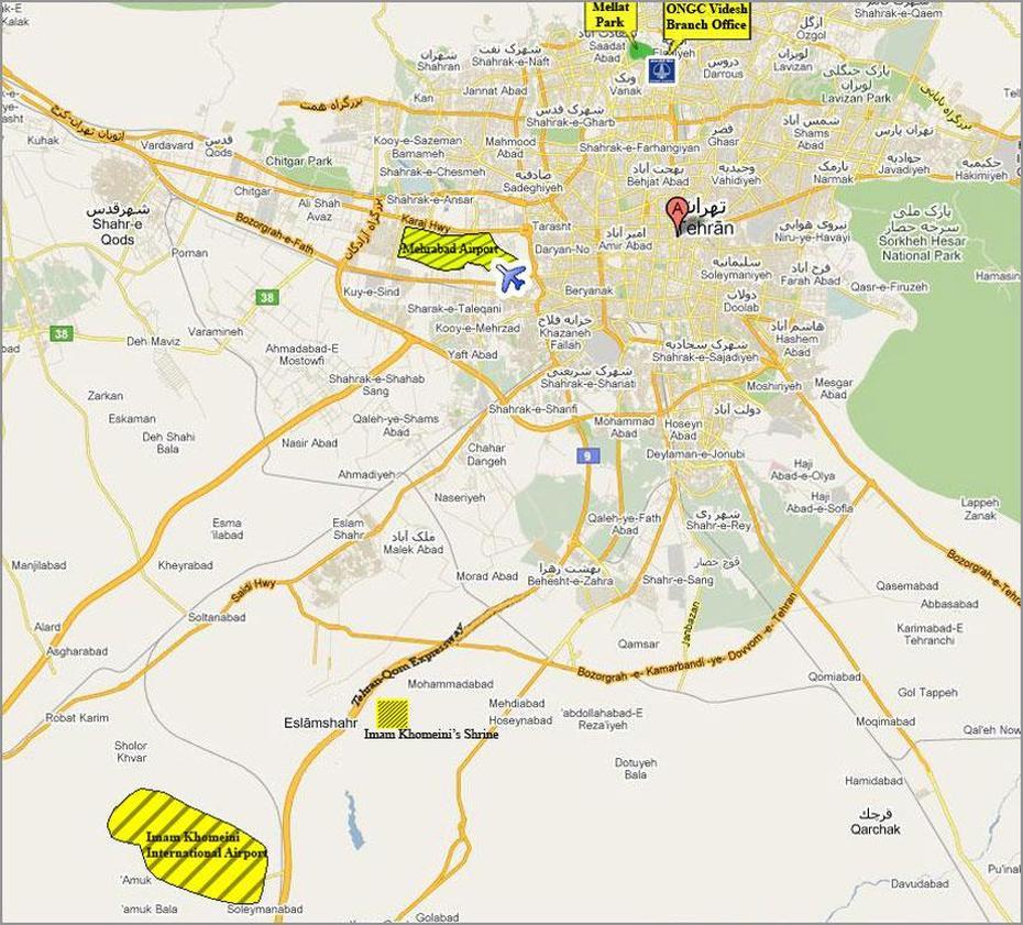 Tehran Map, Tehran, Iran, Iran A, Isfahan Iran