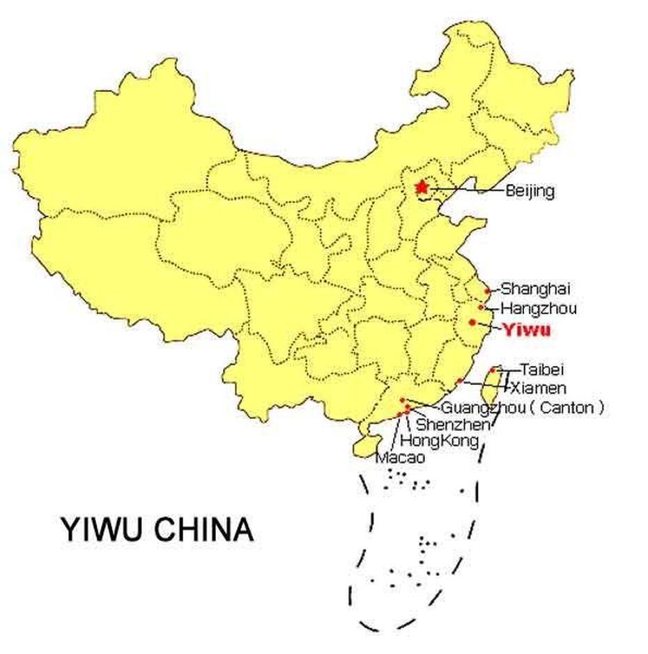 Yiwu City | Map, Fashion Jewelry Necklaces, Braided Necklace, Yiwu, China, Tibet China, Suzhou China