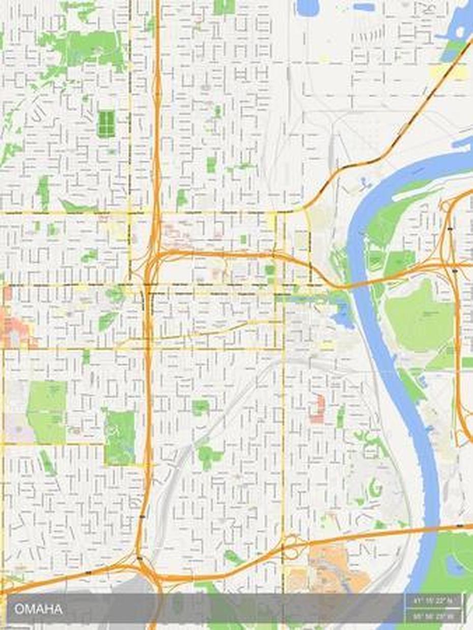 B”Omaha, United States Of America Map Prints – | Allposters”, Omaha, United States, Omaha Street, Omaha Us