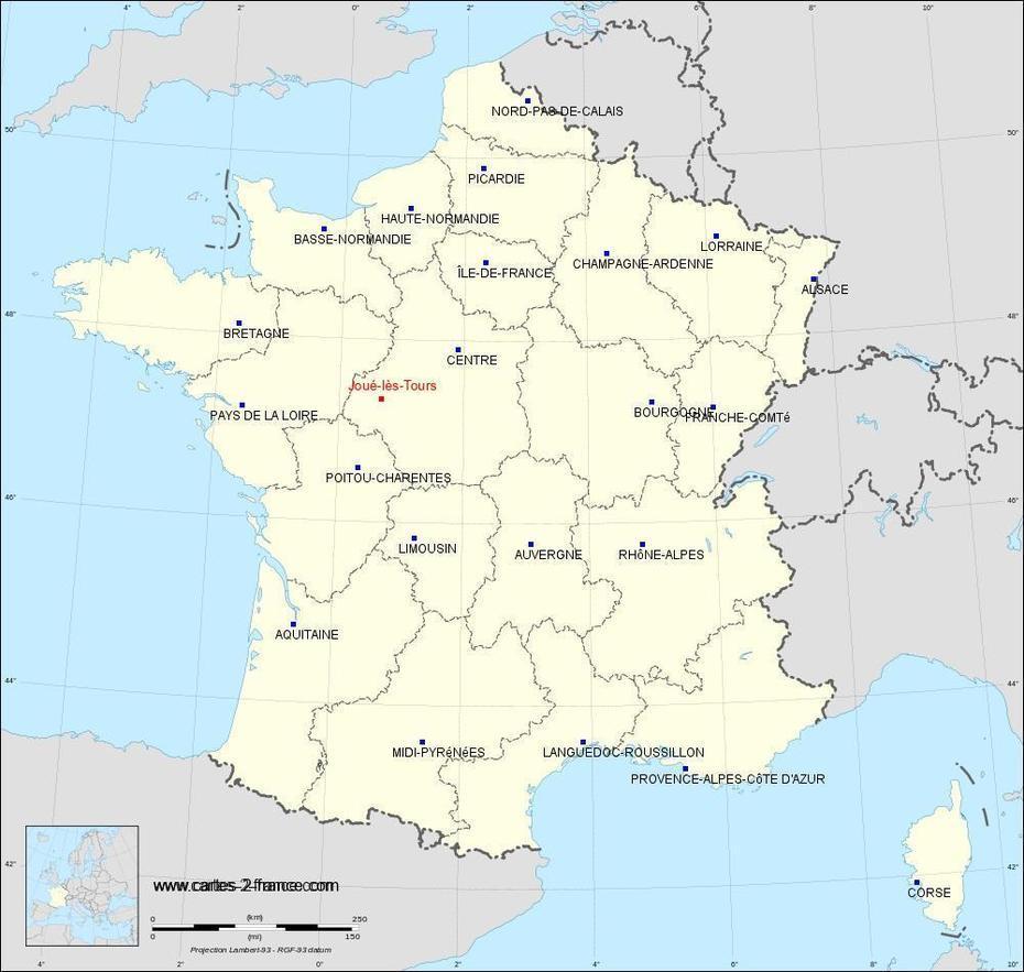 Carte De Joue-Les-Tours : Situation Geographique Et Population De Joue …, Joué-Lés-Tours, France, La Ville De Tours, Logo Ville Joue Les Tours