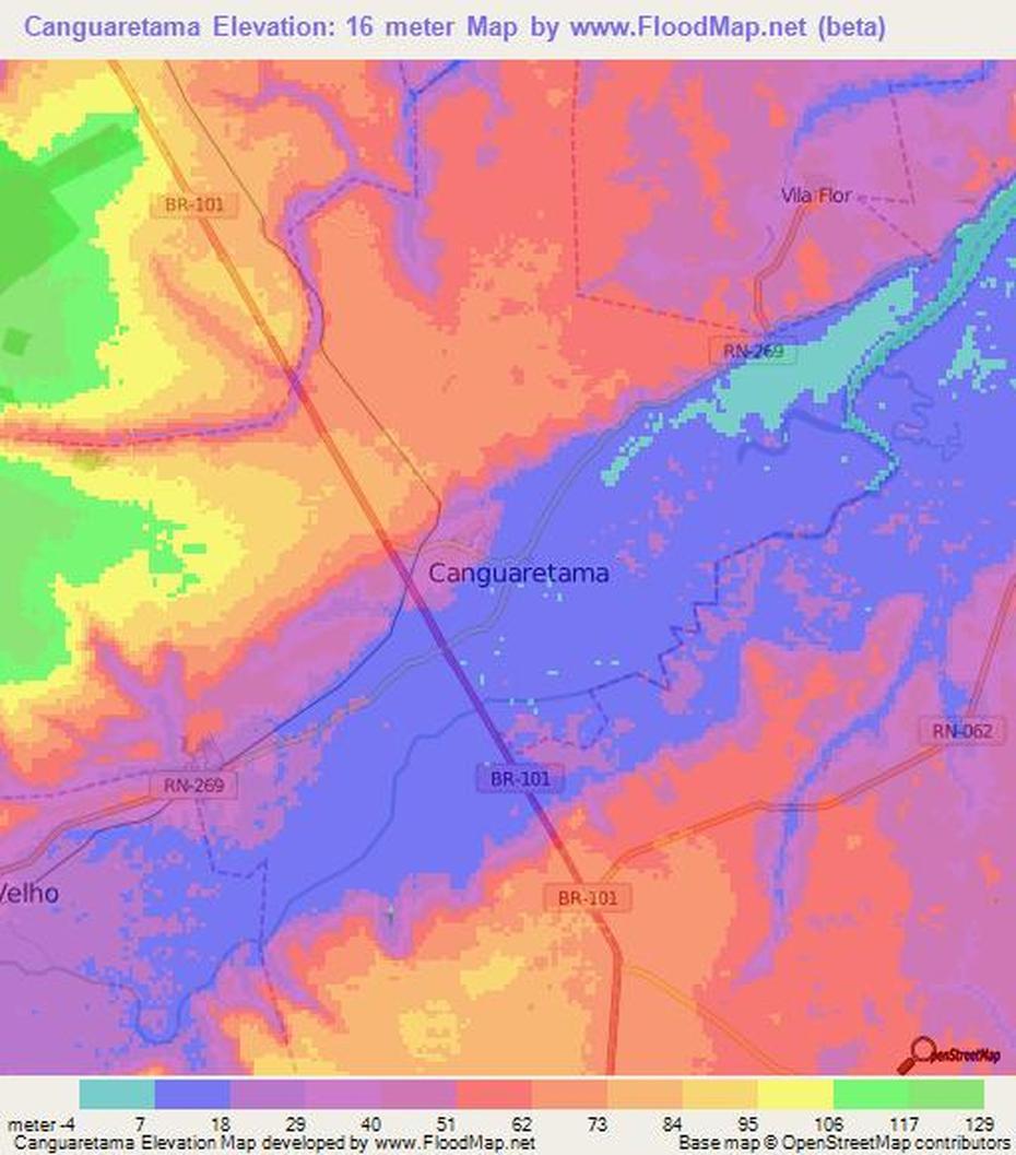 Elevation Of Canguaretama,Brazil Elevation Map, Topography, Contour, Canguaretama, Brazil, Brazil  Clip Art, Rivers Of Brazil