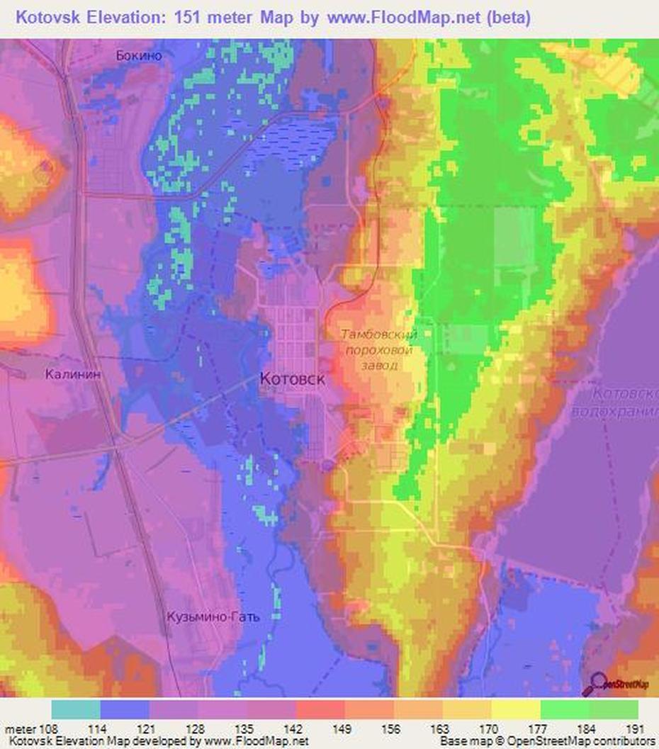 Elevation Of Kotovsk,Russia Elevation Map, Topography, Contour, Kotovsk, Russia, Russia City, White Russia