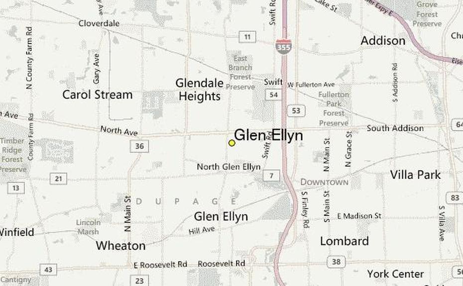 Glen Ellyn Illinois, Street  Glen Ellyn, Ellyn, Glen Ellyn, United States