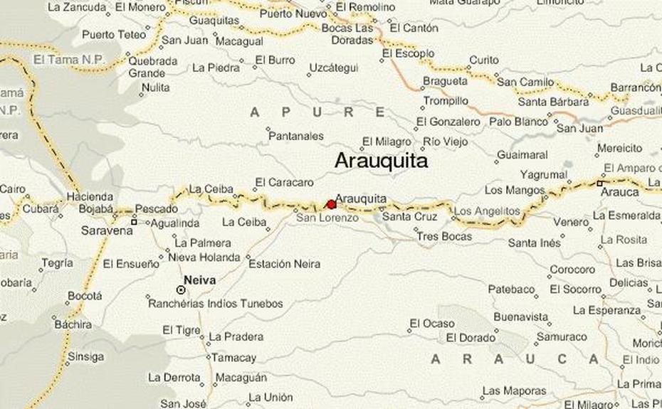 Guia Urbano De Arauquita, Arauquita, Colombia, Arauca Colombia, Arauca