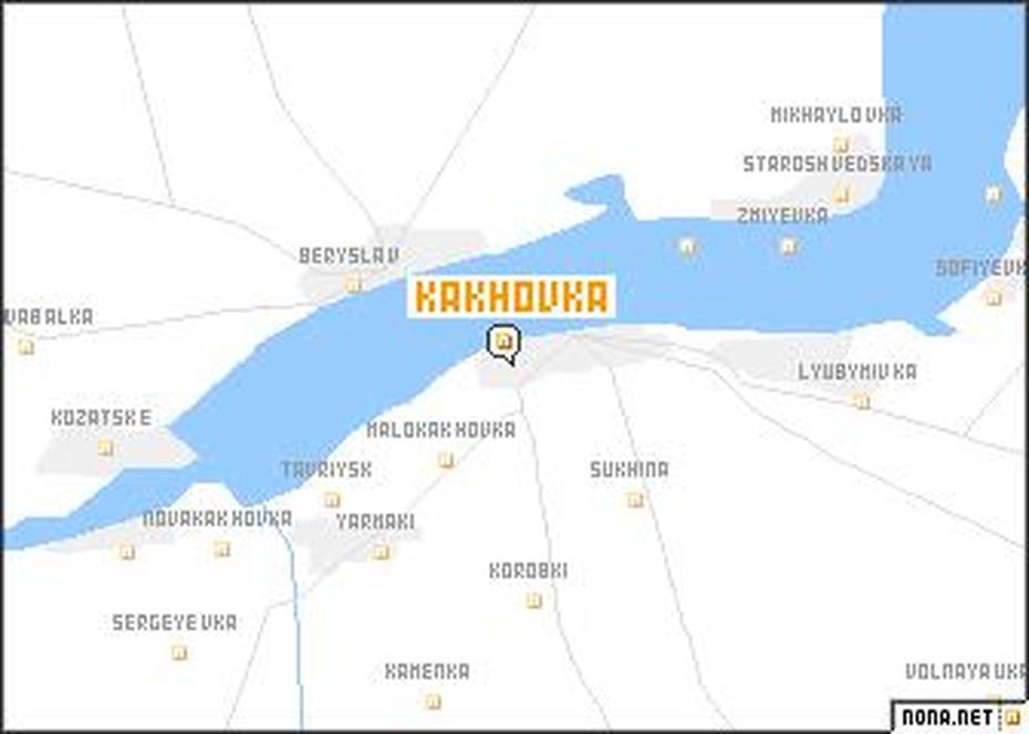 Kakhovka (Ukraine) Map – Nona, Kakhovka, Ukraine, Russian Ukraine, The Ukraine