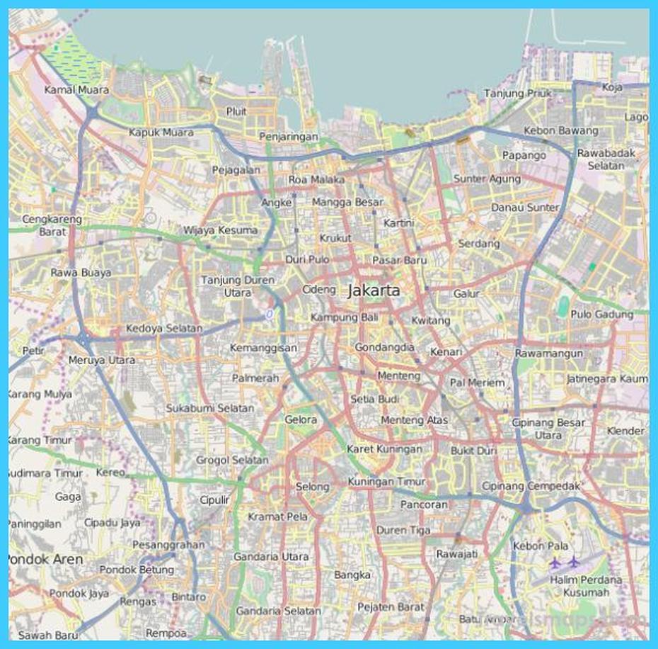 Map Of Jakarta | Amazing Maps, Map, Jakarta, Jakarta, Indonesia, Indonesia Country, Location Of Indonesia