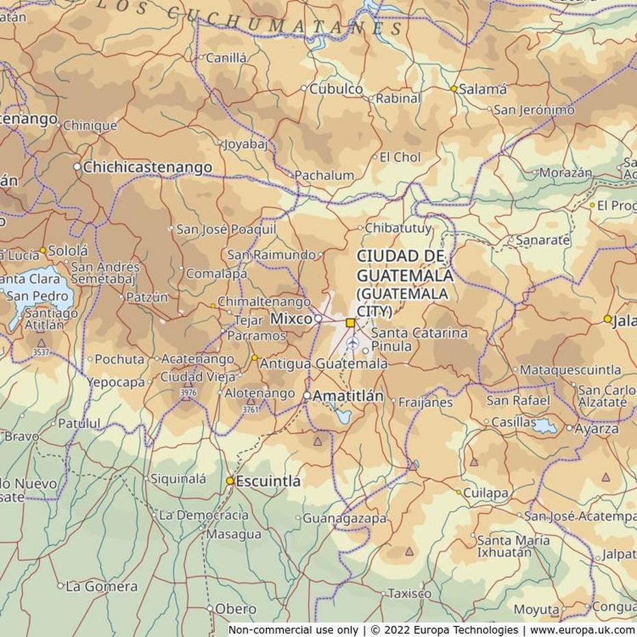 Map Of Mixco, Guatemala | Global 1000 Atlas, Mixco, Guatemala, Tactic Guatemala, Chisec Guatemala