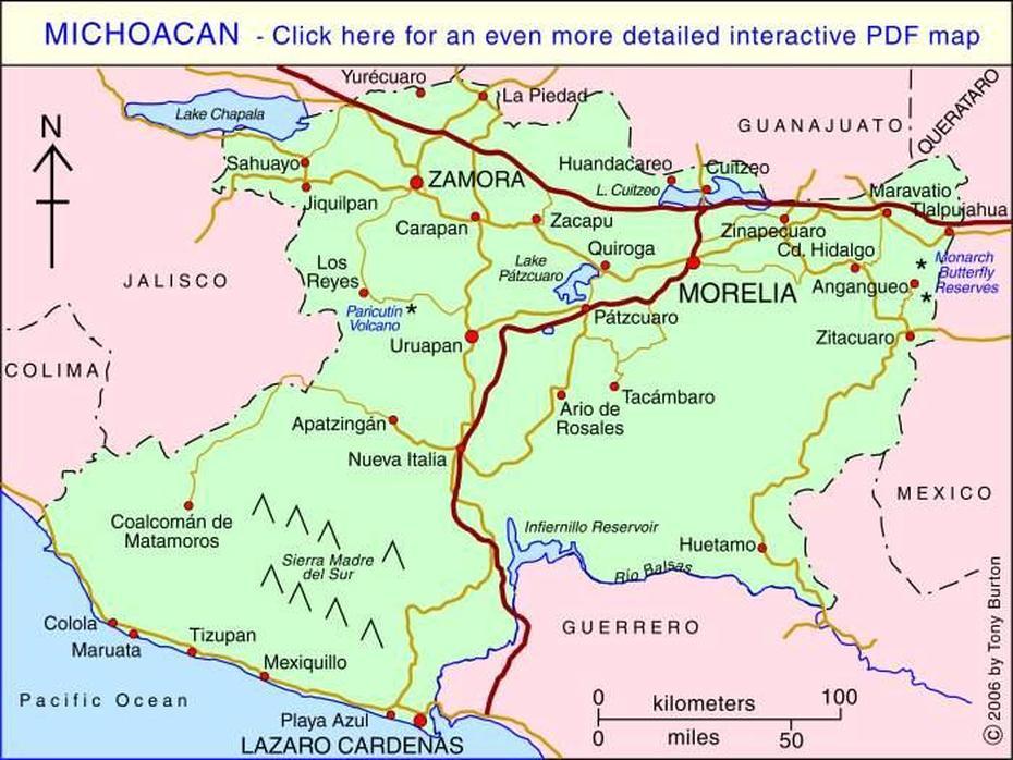 Mapa De Morelia Politico Region | Mapa Politico Ciudad Region …, Morelia, Mexico, Bacalar Mexico, Michoacan Mexico A