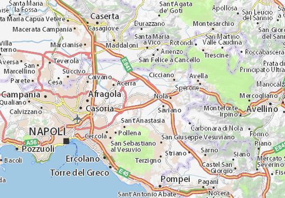 Michelin Marigliano Map – Viamichelin, Marigliano, Italy, Napoli  Logo, Pozzuoli Italy