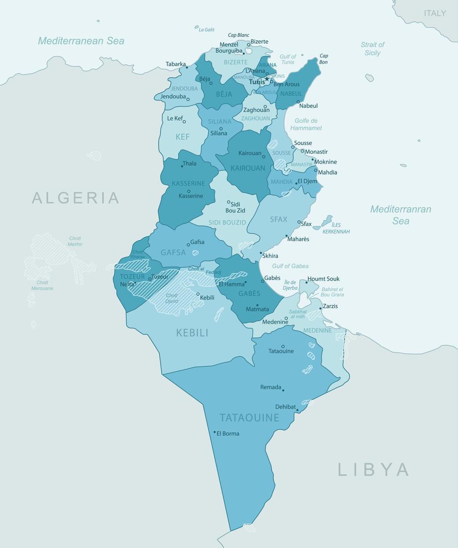 Monastir Map Tunis / Map Of Monastir Region In Tunisia Welt Atlas De …, Skhira, Tunisia, Tunisia Coast, Tunis Tunisia