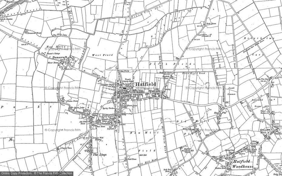 Old Maps Of Hatfield, Yorkshire – Francis Frith, Hatfield, United Kingdom, Welwyn  Uk, Hatfield Peverel United Kingdom