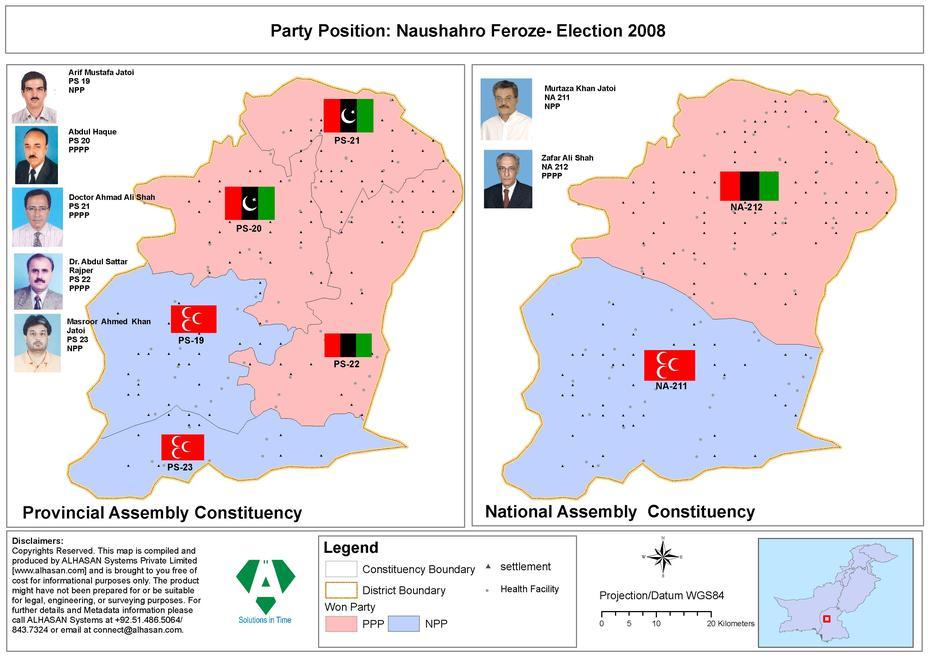 Party Position-Naushahro Feroze-Election 2008 | Alhasan Systems(Private …, Naushahro Firoz, Pakistan, Pakistan Climate, Pakistan City