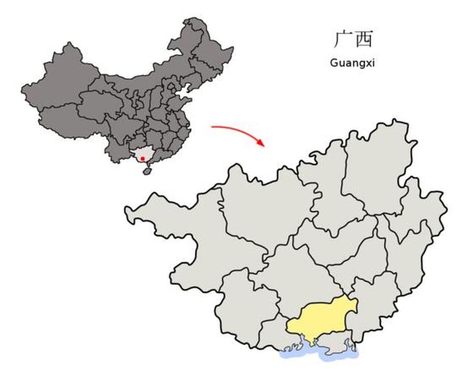 Qinzhou  Wikipedia, Qinzhou, China, Dongguan City China, Foshan China