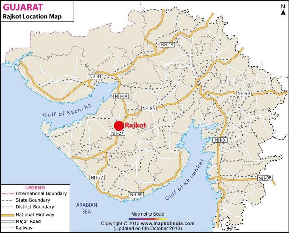 Rajkot Location Map, Where Is Rajkot, Rājkot, India, Surat India, Baroda India