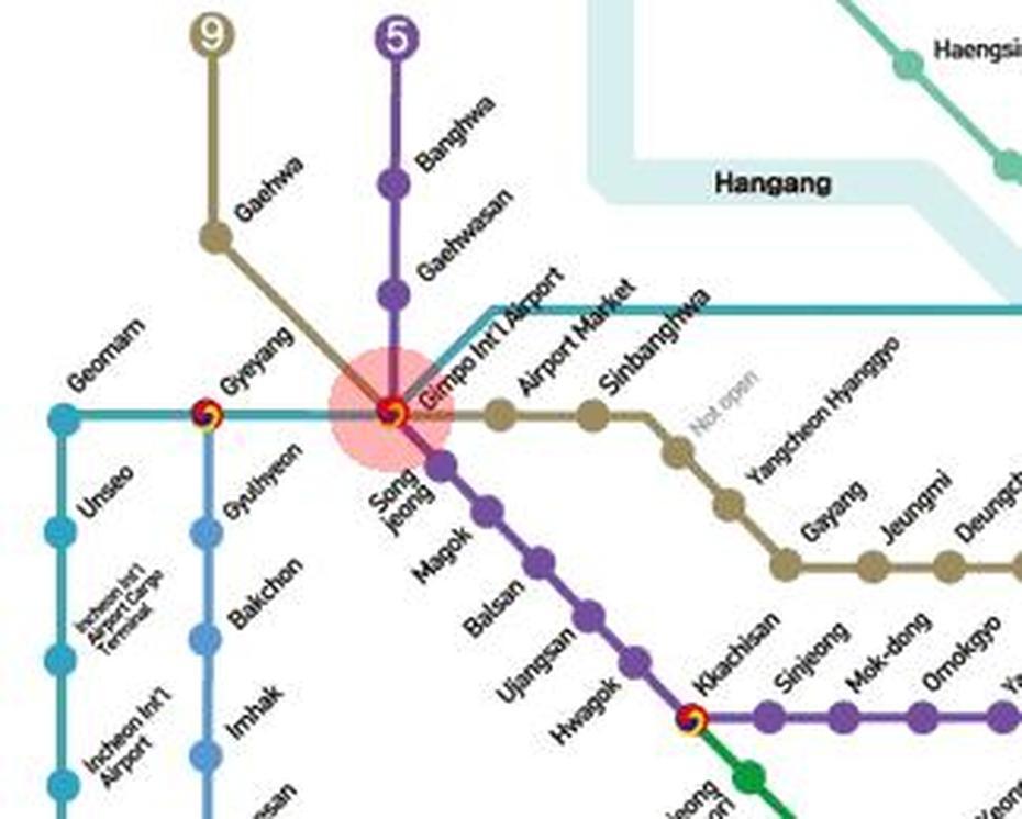 South Korea Rail, Rkss  Airport, Seoul Subway, Gimpo, South Korea