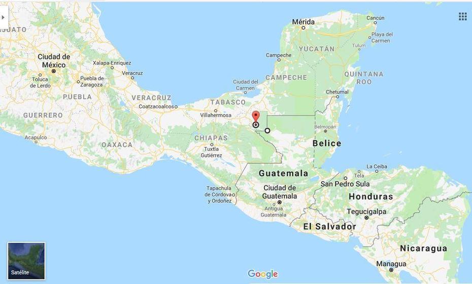 Spanish Mexico, Detailed  Mexico, Luchas, Tenosique, Mexico