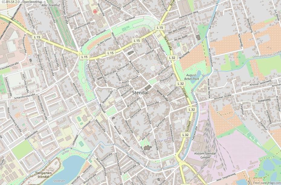 Stendal Map Germany Latitude & Longitude: Free Maps, Stendal, Germany, Mecklenburg Germany, Eisenach Germany