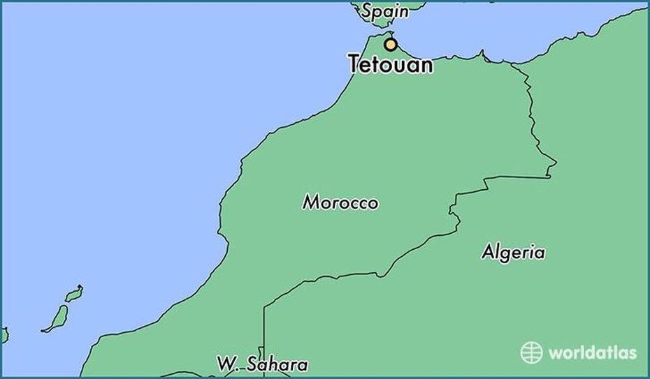 Where Is Tetouan, Morocco? / Tetouan, Tanger-Tetouan Map – Worldatlas, Tétouan, Morocco, Morocco  Printable, Tanger Morocco