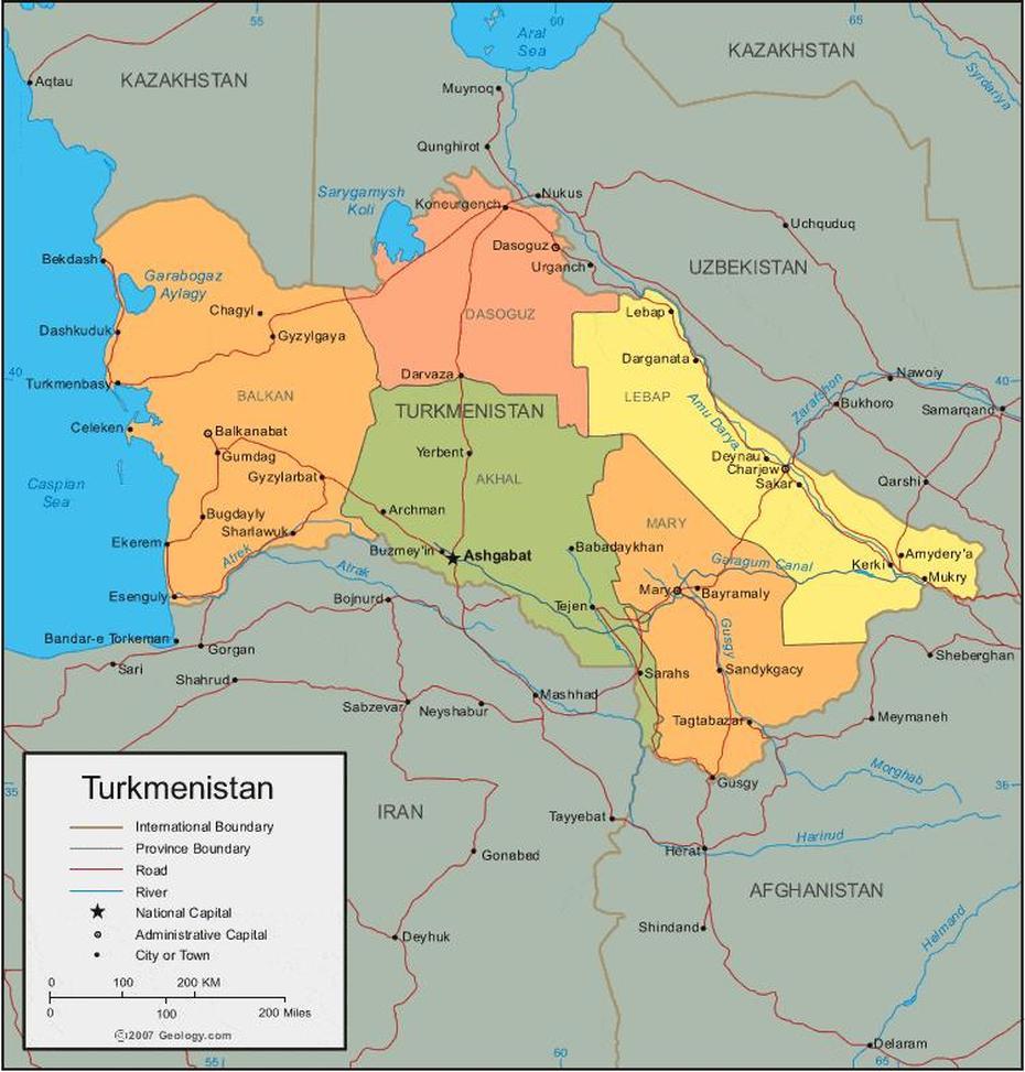 Turkmenistan Map And Satellite Image, Türkmenabat, Turkmenistan, Turkmenistan Outline, Turkmenistan Photos