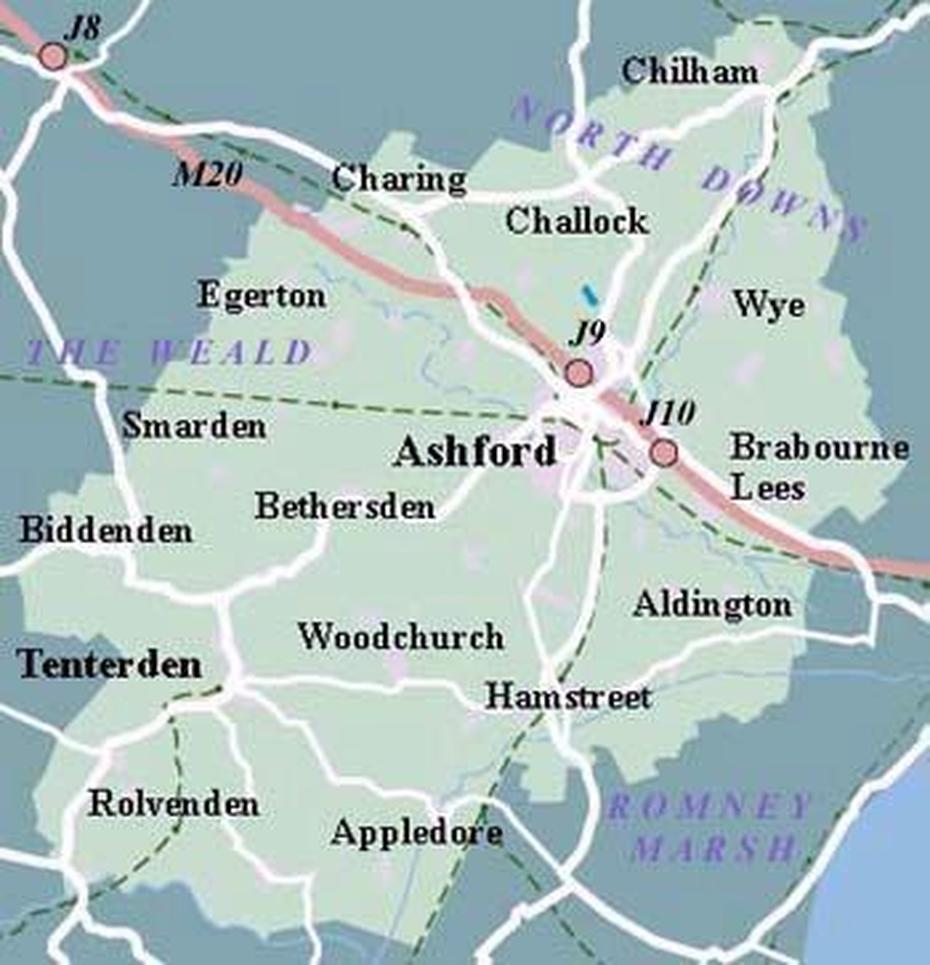 Ashford Map, Ashford, United Kingdom, South Norfolk, Printable  Of Norfolk England