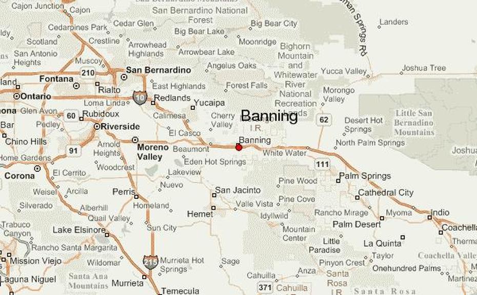 Banning Weather Forecast, Banning, United States, Street  Of Banning Ca, Banning City
