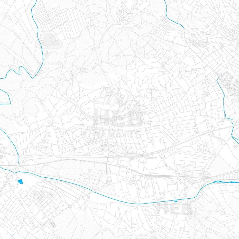 Budaors, Hungary Pdf Vector Map With Water In Focus – Hebstreits …, Budaörs, Hungary, Budapest Sights., Tourist  Of Budapest