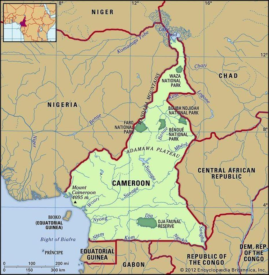 Cameroon Geography, Cameroon Mountain, Africa, Bamessi, Cameroon