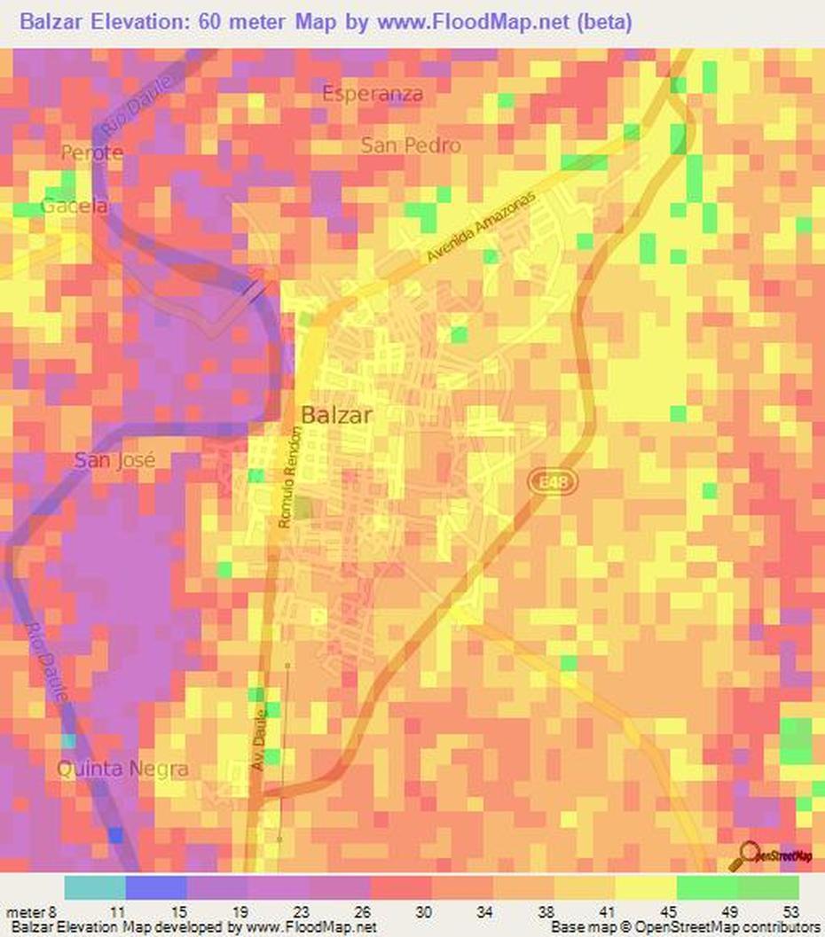 Elevation Of Balzar,Ecuador Elevation Map, Topography, Contour, Balzar, Ecuador, Ecuador  Location, Esmeraldas Ecuador