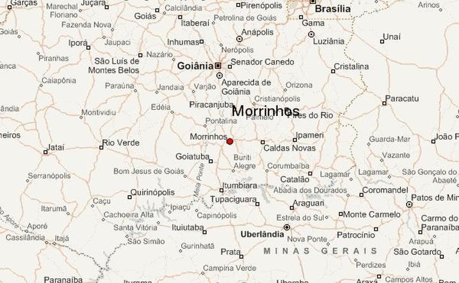 Guide Urbain De Morrinhos, Morrinhos, Brazil, Brazil Cities, Detailed  Of Brazil