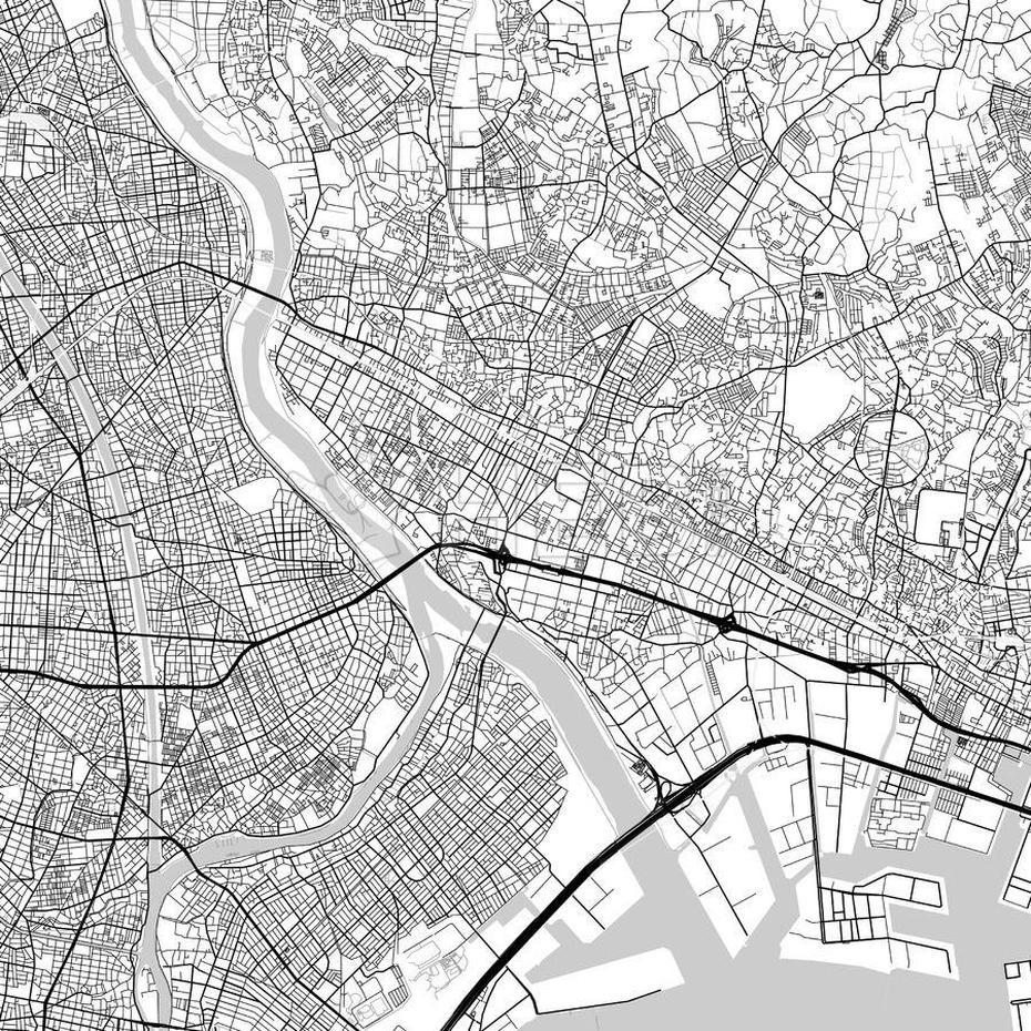 Ichikawa, City Map, Light | Hebstreits Sketches | City Map, Map …, Ichikawa, Japan, Masami Ichikawa Dvd, Ebizo Ichikawa