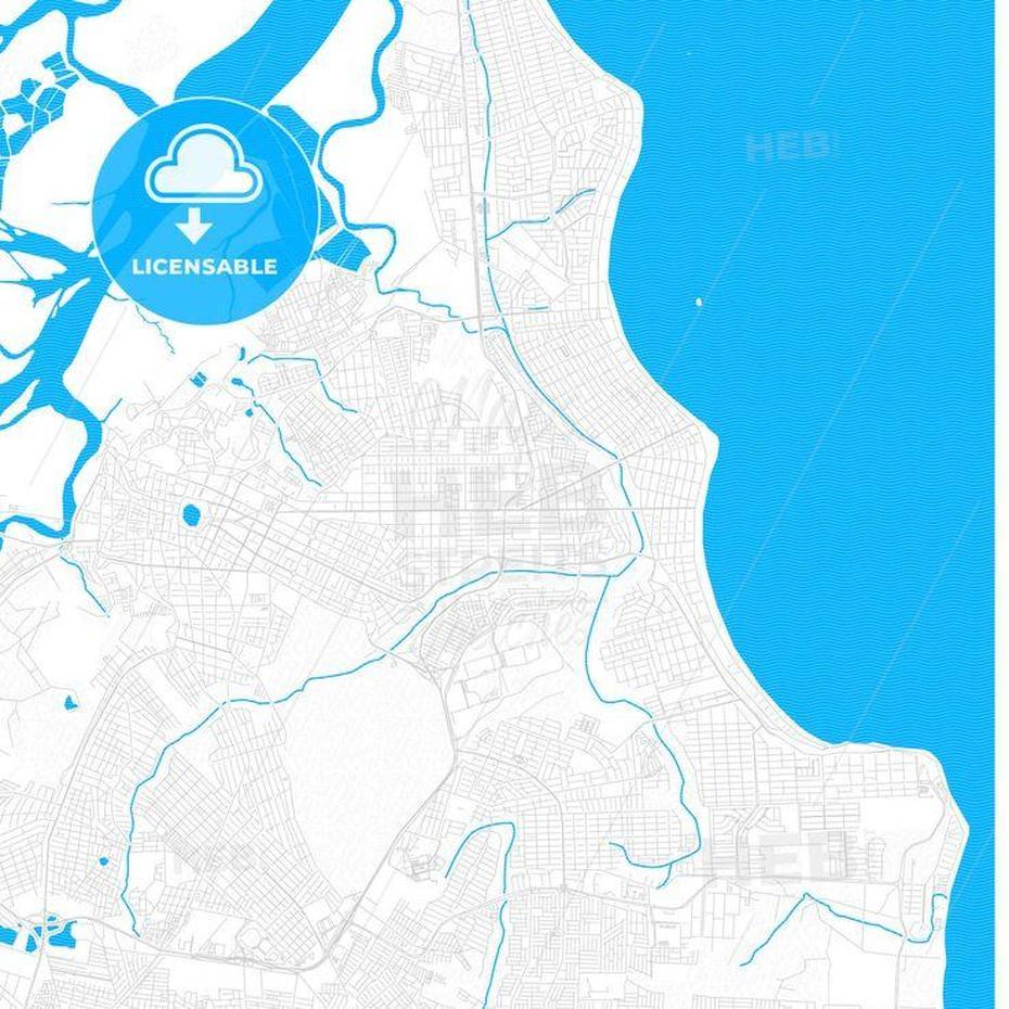 Joao Pessoa, Brazil Pdf Vector Map With Water In Focus – Hebstreits …, João Pessoa, Brazil, Physical  Of Just Brazil, Brazil Topographic