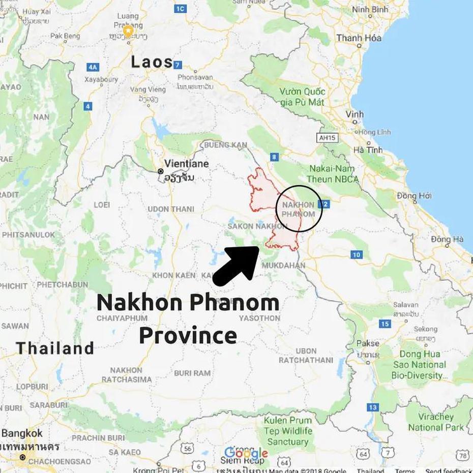 Map Of Nkp Thailand – Maps Of The World, Nakhon Phanom, Thailand, Sakon Nakhon, Sakon Nakhon Thailand