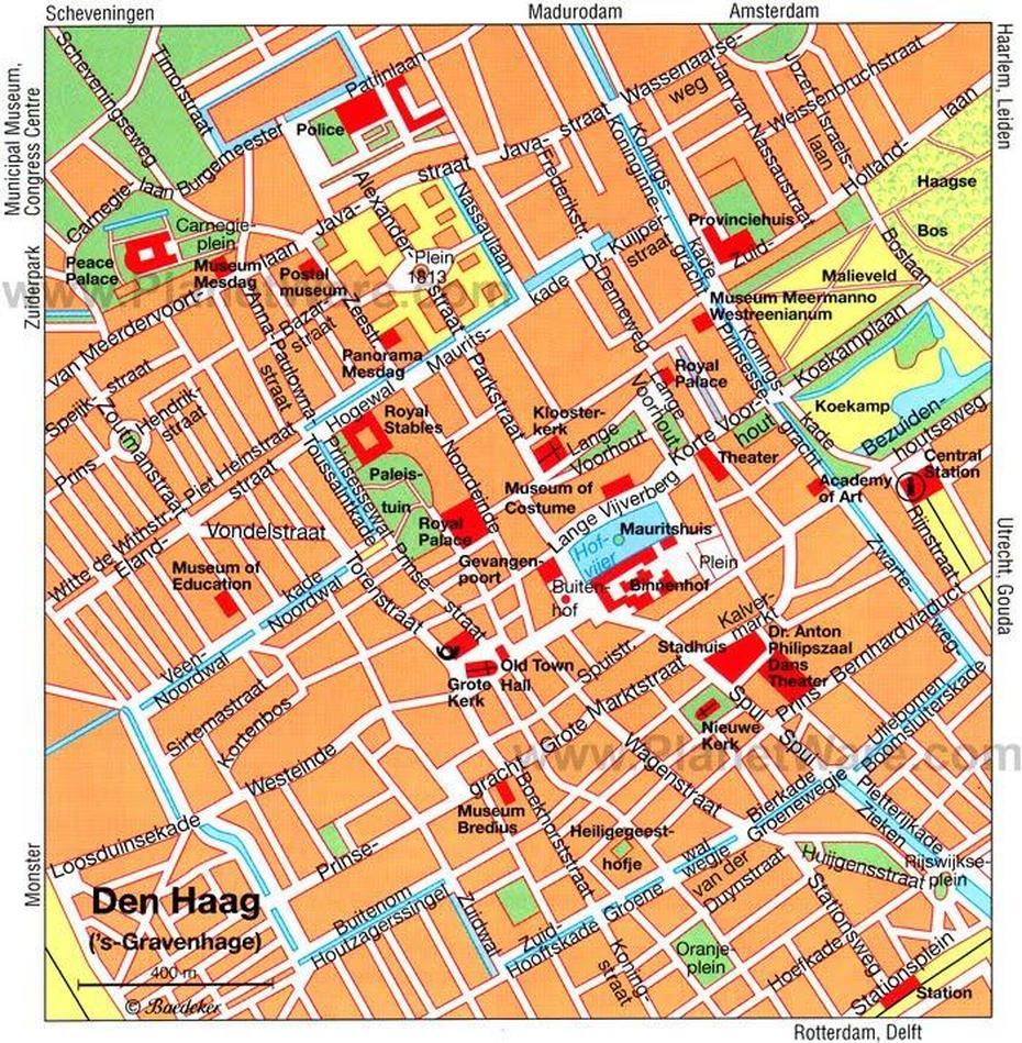 Maps Of Netherlands Holland,Cities,Tourist: Map Of The Hague (Den Haag …, The Hague, Netherlands, Den Haag Tram, Leiden Netherlands