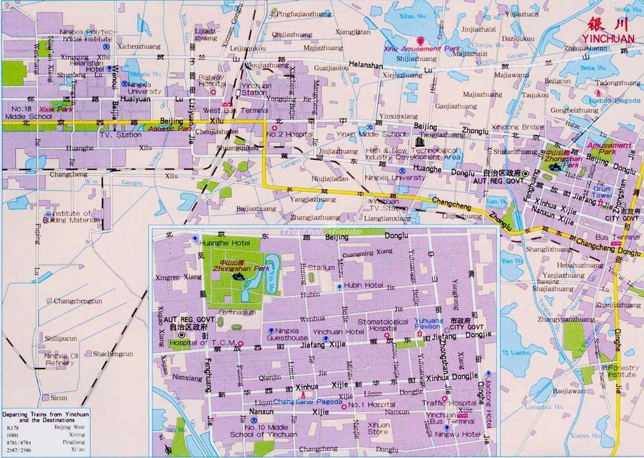 Maps Of Yinchuan, Yingyangcun, China, China  Svg, Cities In China