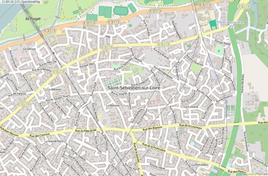 Saint-Sébastien-Sur-Loire, France, France Latitude, Saint-Sébastien-Sur-Loire, France