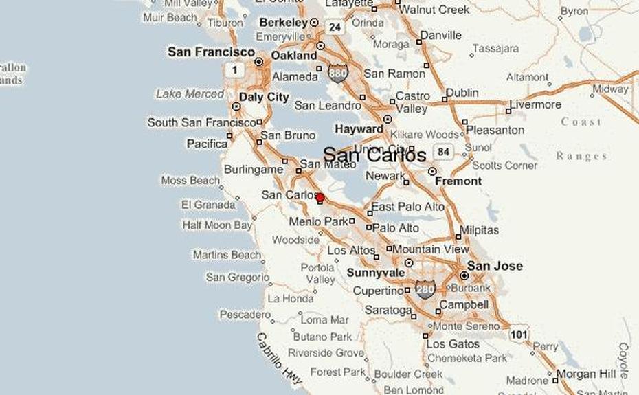 San Carlos California, San Carlos Sonora, California Location, San Carlos, United States